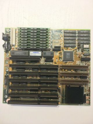 Rare Vintage Intel 486 Dx2 66mhz Cpu Pc,  Sis 461 Vesa Local Bus Motherboard
