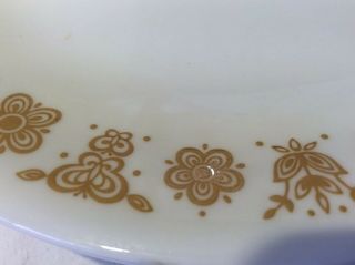 32 VTG CORELLE CORNING BUTTERFLY GOLD FLOWER dinnerware plates bowls cup saucers 3