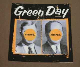 Xl Nos Vtg 90s 1998 Green Day Nimrod Long Sleeve Tour T Shirt