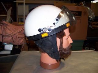 VINTAGE Motorcycle Helmet Scooter World Famous 505 5