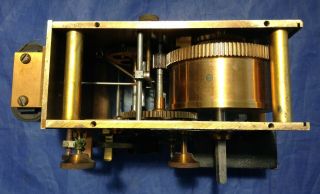 Vintage J.  H.  Bunnell & Co Brass Telegraph PEN REGISTER MOD.  KS - 3106 (NR) 4