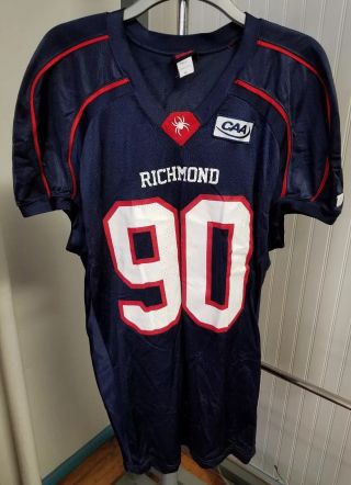Vtg University Of Richmond Spiders Ncaa Football 90 Jersey Mens Xl Colonial Caa