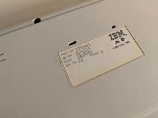 VINTAGE IBM MODEL M 1391401 CLICKY KEYBOARD - NO CORD 1984 missing 3 key caps 6