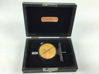 Vintage Starrett 640 - R - 431 Depth Gauge Machinist Tool