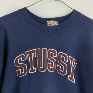 Stussy Vintage Men’s Embroidered Logo Sweatshirt,  Size XL 2