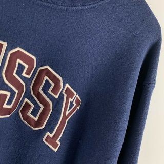 Stussy Vintage Men’s Embroidered Logo Sweatshirt,  Size XL 6