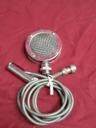 Astatic D - 104 Amplified Desktop Ham Radio Mic Rare Vtg 3 Pin Head And Wire Only