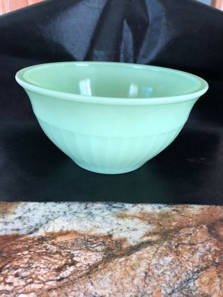 Vintage Green Jadeite Large Mixing Bowl Depression Glass