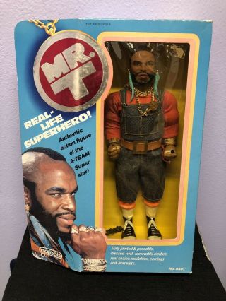 Vintage 1983 A - Team Mr.  T (b.  A.  Baracus) Action Figure Doll By Galoob