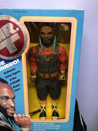 VINTAGE 1983 A - TEAM Mr.  T (B.  A.  Baracus) ACTION FIGURE DOLL BY GALOOB 3