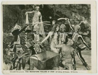 Melva Cornell Sexy Skelton Dancers Fox Movietone Follies 1929 Vintage Photo