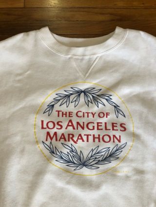 Vtg Nordstrom 1985 The City of Los Angeles Marathon Norsport Sweatshirt - Large 2