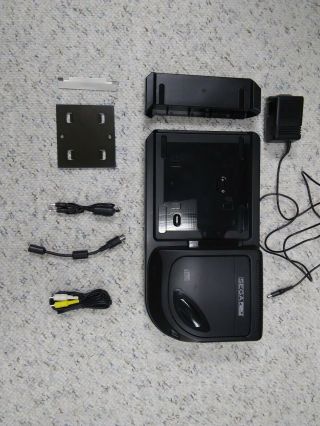 Vintage Sega Cd Model 2 Console Mk - 4102a W/extender,  Power Supply,  Other Parts