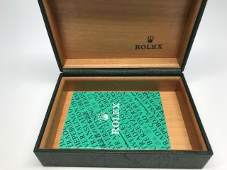 Vintage Rolex Green Box 68.  00.  01