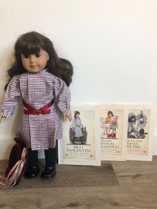 Vintage American Girl Doll,  Samantha And Accessories,  1990s