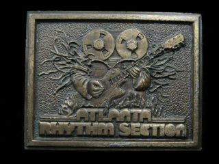 Sb03168 Nos Vintage 1977 Atlanta Rhythm Section Music Band Belt Buckle