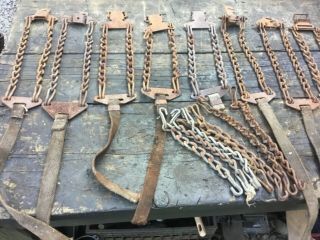 Antique/vintage Snow Or Mud Tire Chains