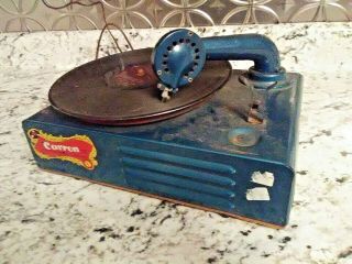 Vintage Corron 78 Rpm Childs Phonograph Record Player In