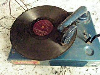Vintage Corron 78 RPM Childs Phonograph Record Player In 2