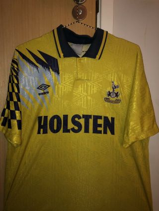 Rare Tottenham Hotspur 1991 - 1995 Away Shirt Umbro Spurs Vintage Retro
