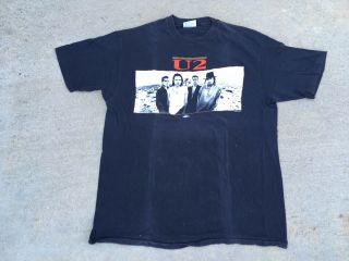 Vintage 1987 U2 Joshua Tree Tour Fall Tour Concert shirt sz XL 2
