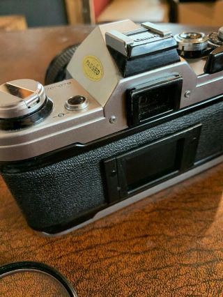 Canon AE - 1 Program Body Vintage Film Camera Body W 28 Mm Lens 8