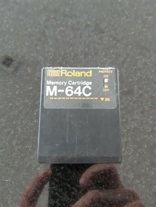 Vintage Roland M - 64c Memory Cartridge Tr909/juno/mks/jx/gr Analog Synths