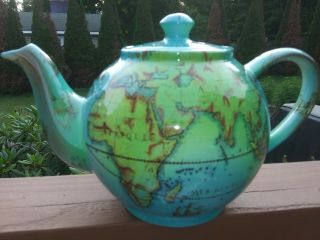 Cardew Terrestrial World Globe Teapot Vintage Classic Standard Design England