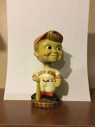 Vintage 1960s Boston Red Sox Bobblehead Nodder Gold Base Sports Specialties