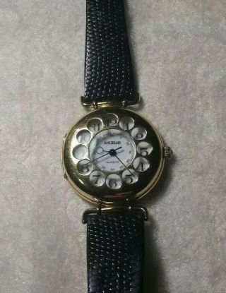 Extremely Rare Vintage Angelus Swiss Quartz Watch Teleco Model