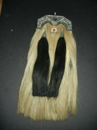 Vintage Canadian Legion Scottish Horse Hair Sporran