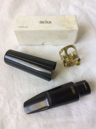 Vintage Meyer 7 M Tenor Sax Mouthpiece Made In Usa 7 Medium Chamber