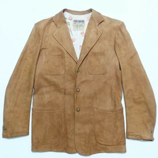 Californian Suede Master Jacket Vintage 1950s 60s Made In Usa Sportswear Hunting
