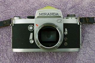 Vintage Miranda Miranda G 35mm Film Slr Camera Body,