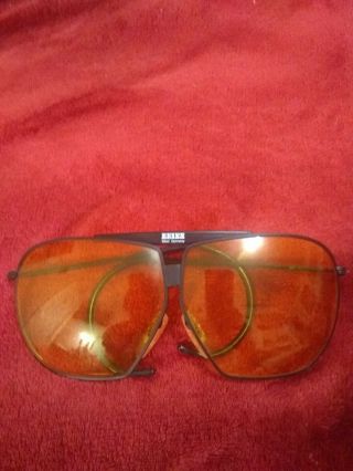 Vintage Glasses men Carl Zeiss yellow lens.  very Rare.  80 ' s. 4