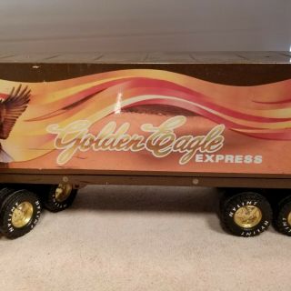 Nylint Golden Eagle Express 18 Wheeler Semi Truck Pressed Steel Vintage Toy 3