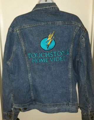 Extremely Rare Lee Denim Jean Jacket Touchstone Pictures Vintage Hollywood 80 " S