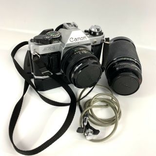 Vintage Canon Japan Ae - 1 Program Black Camera 4675783 W Zoom Lens