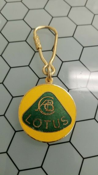 Vintage Lotus 1970s Dealership Key Chain Fob Rare Mark Ix Esprit