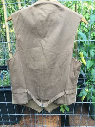 Rare Vintage Polo Ralph Lauren 70’s - 80’s USA Canvas Country Brown Vest RRL Small 8