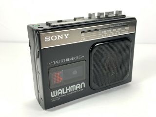 Vintage Sony Walkman WM - F57 FM/ AM Radio Stereo Cassette Player 2