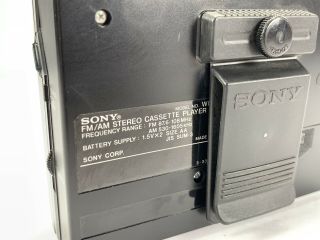 Vintage Sony Walkman WM - F57 FM/ AM Radio Stereo Cassette Player 6
