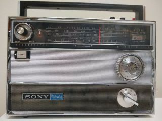 Tfm - 1500l Vintage,  Retro Sony Shortwave Fm Radio,  4 Band,  Heavy,  Rare