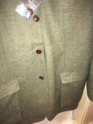 Vintage Orvis Men ' s Lovat Tweed Shooting Jacket 42 Long (sports jacket) 5