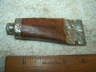 Vintage Winchester Tub Of Gun Grease