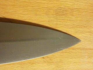 Vintage Dexter LL Bean Stainless Steel Chef ' s Knife Wood Handle Barely 8