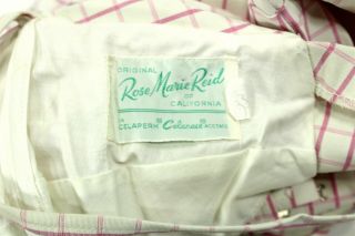 Vintage 1950 ' s Swimsuit,  Rose Marie Reid with Tags Receipt and Bathing Cap Sz 14 7