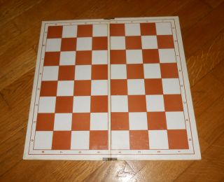 RARE Russian vintage Soviet USSR plastic chess set and board 3