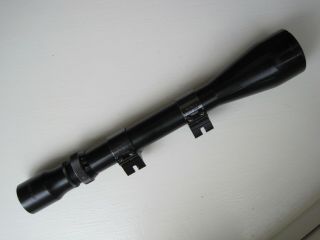 Vintage Bausch & Lomb Balvar 8 Rifle Scope With Weaver Rings