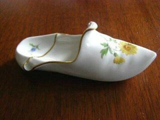 Vintage Meissen Porcelain Ladies Slipper Paperweight